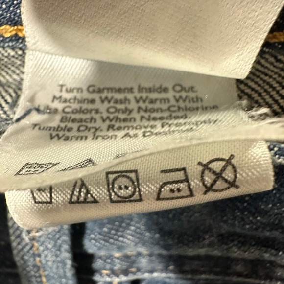 Y2k Eddie Bauer Jeans Women 4 Blue Denim Mid Rise Bootcut‎ Classic 5 Pocket - Picture 14 of 16